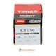 image 3 of Timco - Velocity Premium Multi-Use Screws - PZ - Double Countersunk - Yellow  (Size 6.0 x 50 - 200 Pieces)