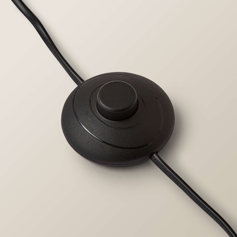 image 1 of ValueLights Camden Copper Tripod Floor Lamp with Black Shade | Black