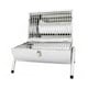 image 1 of Oypla Portable Camping Stainless Steel Barrel BBQ Charcoal Barbecue Table Top