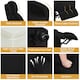 image 5 of Yaheetech  Boucle Recliner Sofa with Pocket Springs Black