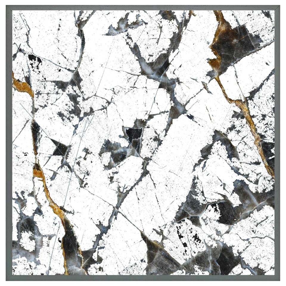 image 1 of Black & gold marble (Picture Frame) Brown | M