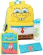 image 1 of SpongeBob SquarePants Backpack Set | Kids 4 Piece Multicoloured Rucksack Bundle with School Bag, Pencil Case, Lunch Bag & Water Bottle | Sponge Bob, Patrick & Gary Matching Set | Back to School Gifts | Multi | Multicoloured