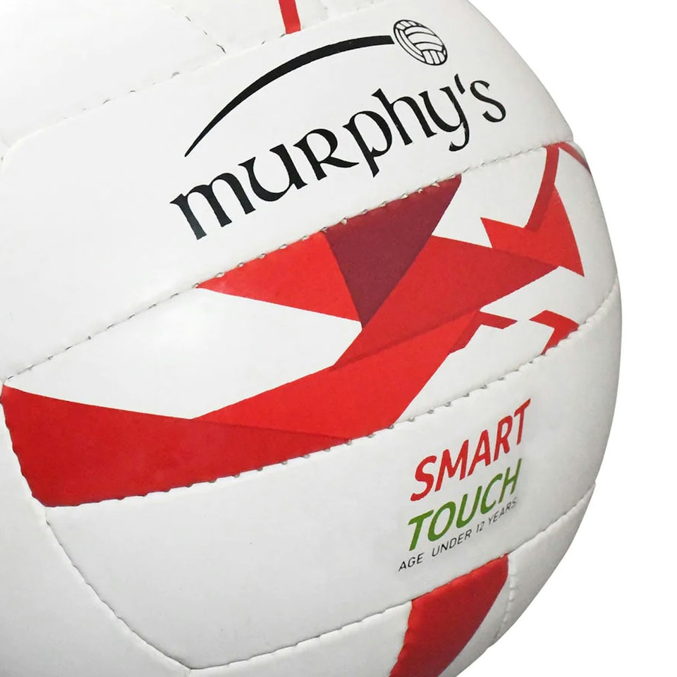 image 1 of Murphys Childrens/Kids Gaelic Football - White/Red - 4