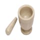 image 3 of Interiors by Premier Champagne Marble Mortar & Pestle,Perfect Grinding Pestle & Mortar,Easy to Clean Large Mortar & Pestle