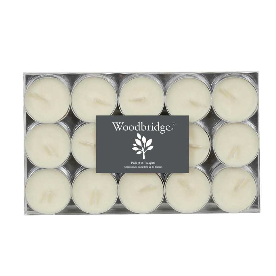 Woodbridge Tealights Pack of 15 Ivory | Multi