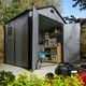 image 2 of Rowlinson Airevale Shed 8x6 Grey