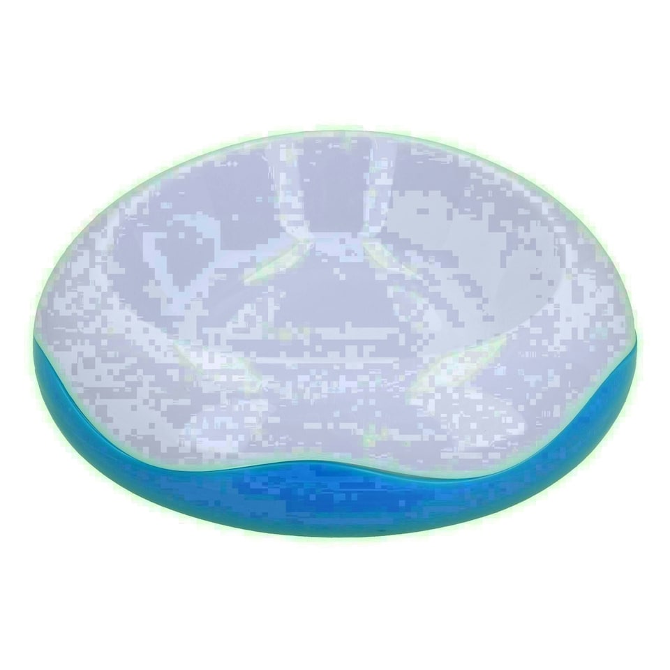 image 1 of Large Chill Out Cooler Dog Cat Pet Food Water Bowl Dish Summer Heat Relief White