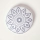 image 2 of Homescapes Henna Round Grey Outdoor Cushion 40 cm - Set of 2 | Grey | 2