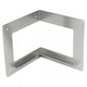 image 3 of Stainless Steel Wall Shelf with Double Metal Brackets - 60x23.5cm | Grey | 3