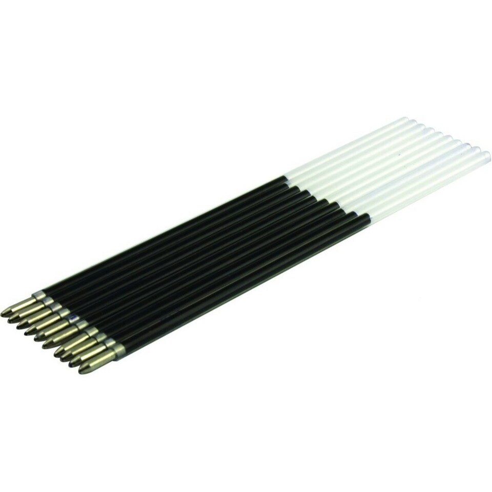 image 1 of Pack of 10 Blue Ink Ballpoint Pen Refills by Janrax