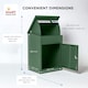 image 9 of SMART PARCEL BOX® Medium Front Access | Green | 1