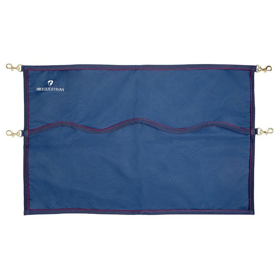 Hy Plus Horse Stable Guard - Navy/Burgundy - 60cm x 95cm