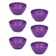 image 1 of 6x Small Plastic Bowls | Purple | 1