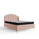 image 2 of Pettine End Lift Ottoman Storage Bed Double Blush Pink | Pink | Blush Pink