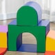 image 9 of HOMCOM 7 Pieces Kids Foam Soft Play Set Toddler Indoor Climbers Play Structures