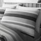 image 2 of Simply Stripes Duvet Cover Set - King - Charcoal