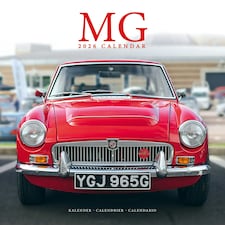 MG 2026 Calendar | Square Wall Calendar | Car Enthusiast Gift | Plastic Free Packaging | by Avonside Publishing