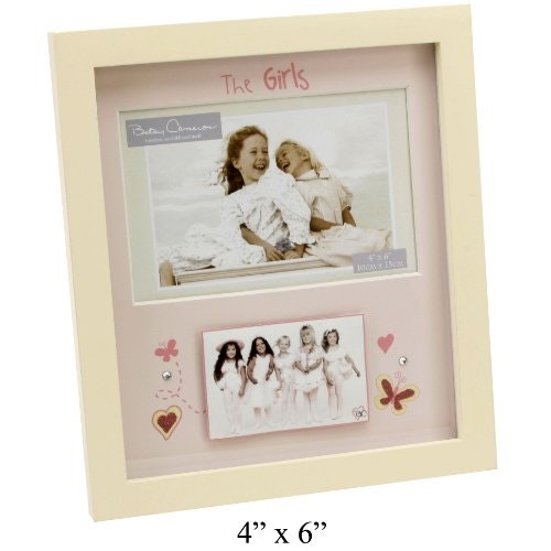 image 2 of Betsy Cameron MDF Landscape Frame 3D The Girls Photo Frame The girl 4x6"
