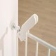 image 6 of Safetots Super Narrow Baby Gate, 60.5cm - 66.5cm, Black, Child Safety Barrier, Pressure Fit Stair Gate | Black | 1