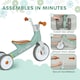 image 8 of AIYAPLAY Baby Balance Bike for 1-3 Years Boys Girls, Toddler Balance Bike with No Pedal, 3 Silence Wheels, Safe Limited Steer, for Indoor Outdoor Riding | Green