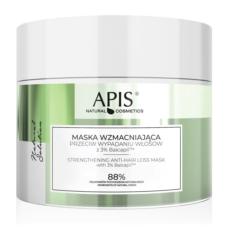 image 1 of Apis Natural Solution Strengthening Anti Hair Loss Mask 200ml