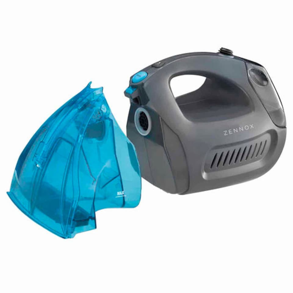 image 1 of Zennox Handheld Carpet and Upholstery Washer Grey & Turquoise