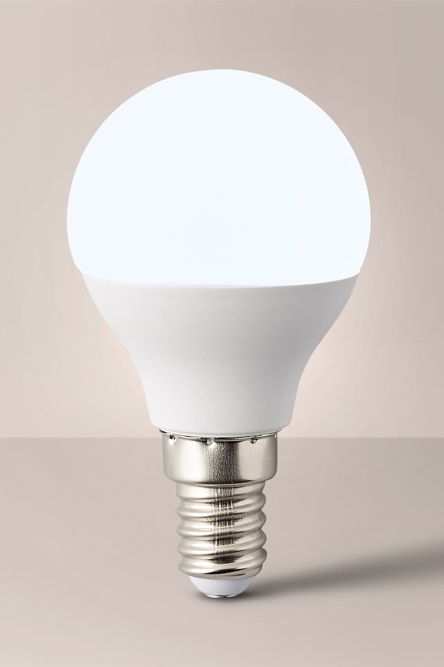 image 1 of ValueLights E14 Pack of 2 4W Golfball Cool White Bulbs