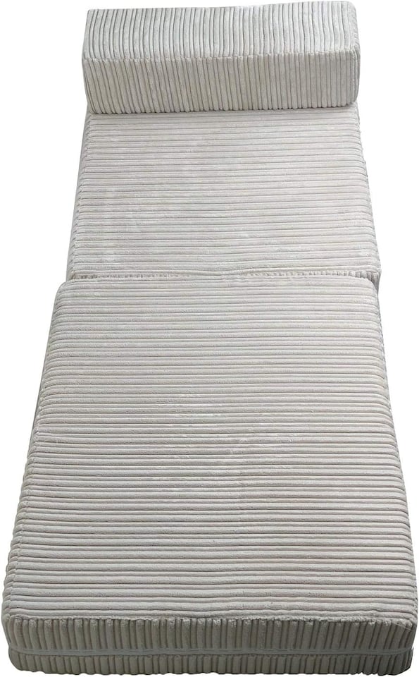 image 1 of Jumbo Cord Z Bed Fold Out Chair Sofa Lounger