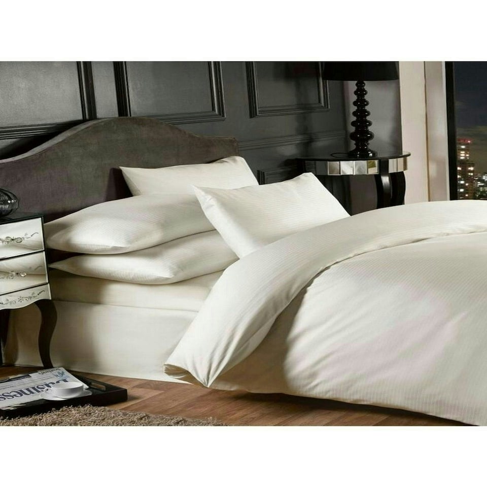 image 1 of Grosvenor Cream 1000TC Housewife Pillowcase Pair