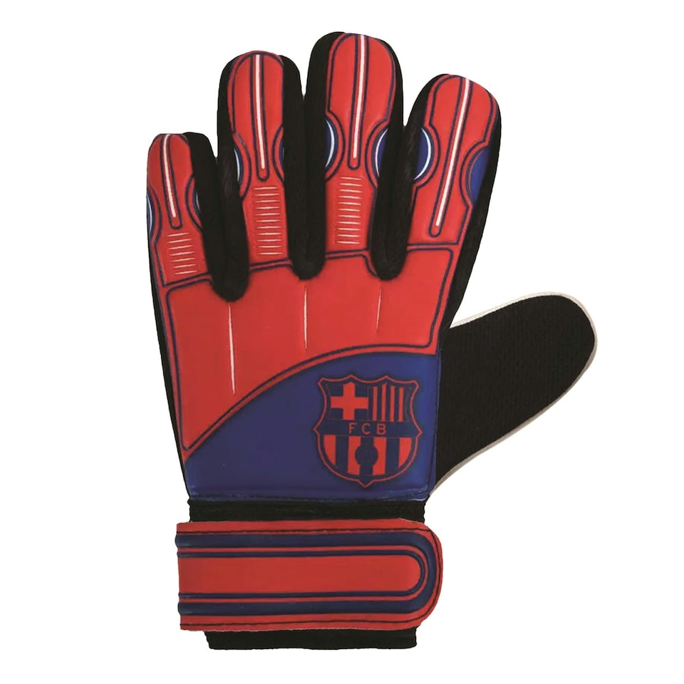 image 1 of Barcelona DELTA Goal Keeper Gloves - Junior (S5) Red