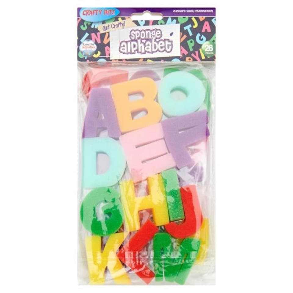 image 1 of A-Z Sponge Alphabets by Crafty Bitz