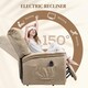 image 4 of HOMCOM Power Lift Recliner Chair for Elderly w/ Remote Control, Champagne Cream | Champagne