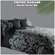 image 8 of VELVETIO Empire Damask Printed Duvet Cover Set Reversible Polycotton Beddings Purple | King