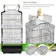image 5 of Yaheetech 104.5 cm Tall Open Top Metal Birdcage Parrot Cage Black