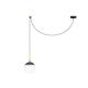 image 1 of Mine 1 Light Globe Ceiling Pendant Wood, Dark Grey, E27