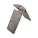 image 2 of Left & Right Self Aligning Steel Butt Hinge Weld-On Heavy Duty 50x250mm (Pair) Grey