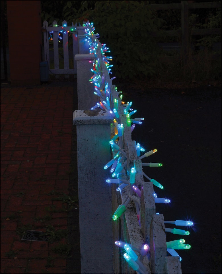 image 1 of Cluster Lights White Rubber IP65 RGB 50M