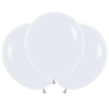 Fashion Solid White Sempertex Biodegradable Latex Balloons 45cm / 18 in - Pack of 25