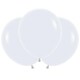 image 1 of Fashion Solid White Sempertex Biodegradable Latex Balloons 45cm / 18 in - Pack of 25