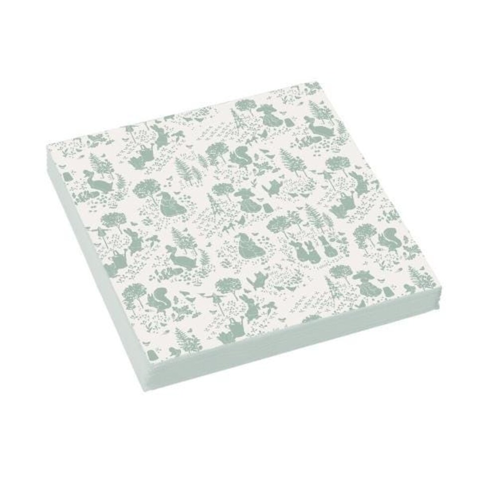Peter Rabbit Classic Pattern Napkins Green