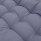 image 6 of Living and Home Thick Chaise Lounge Chair Cushion, Grey-110cm | Grey