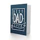 image 2 of Best Dad Ever Banner Modern Blue Fathers Day Card