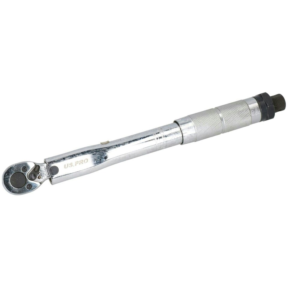 image 1 of 1/4" drive click torque wrench 5 - 25Nm / 4 - 18 ft/lbs by U.S.PRO TOOLS AT431