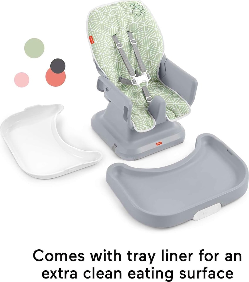 image 1 of Fisher Price Space Saver Simple Clean High Chair