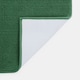 image 5 of OHS Soft Microfibre Non-Slip Absorbent Noodle Chenille Bath Runner Mat Green | Olive Green | 45 x 75cm