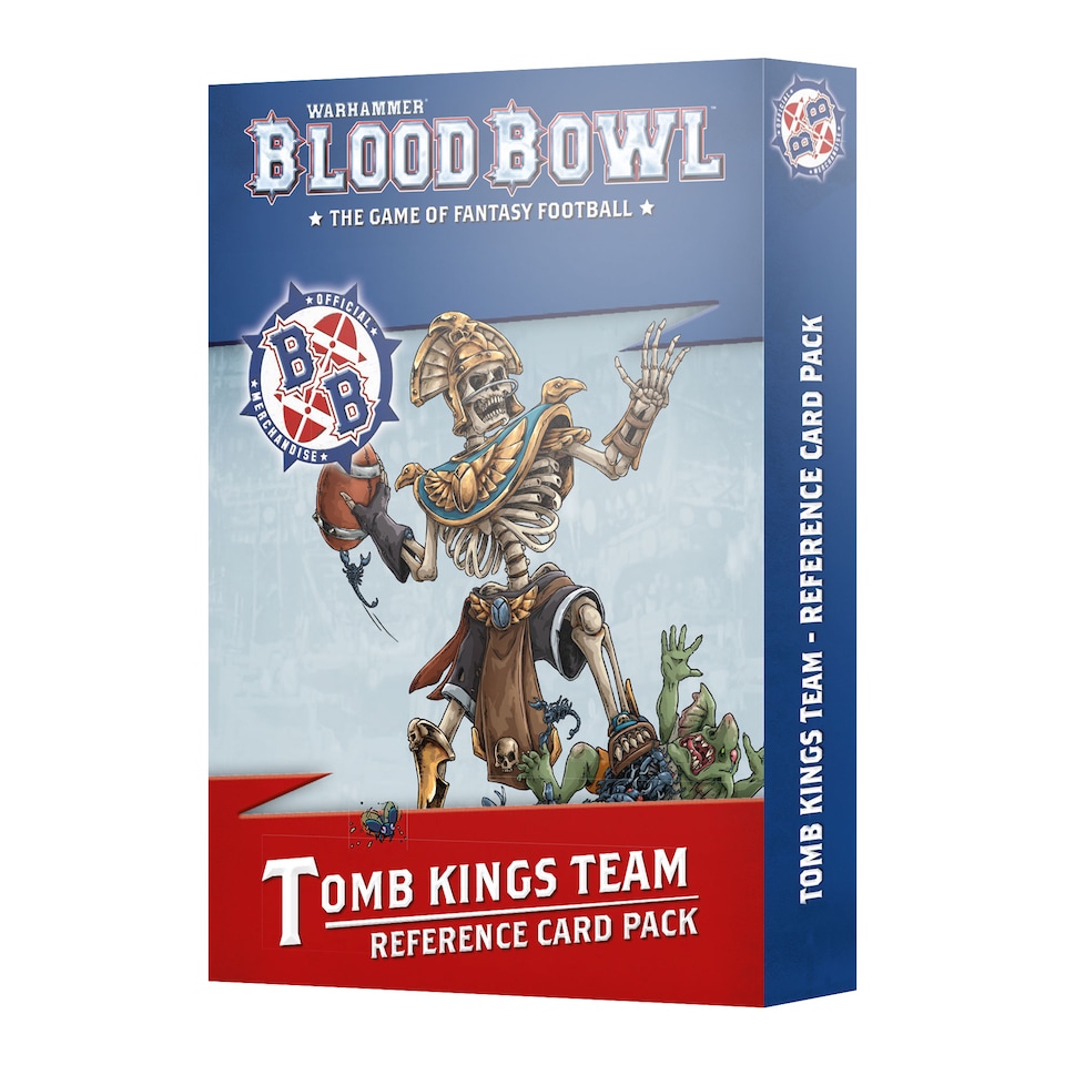 Tomb Kings Team Reference Card Pack Blood Bowl