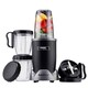 image 1 of Cooks Professional Nutriblend Blender and Smoothie Maker 1000W with 9pc Accessory Set | Black | Black & Silver