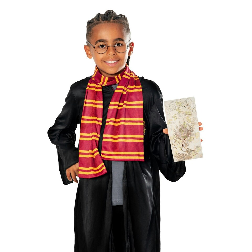 image 1 of Harry Potter Childrens/Kids Marauders Map Accessories Set - Red/Gold/White - One Size Red | One Size