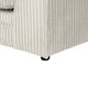 image 5 of Rivoli L Shape Corner Sofa in Jumbo Cord - Left Hand Facing Chaise Cream