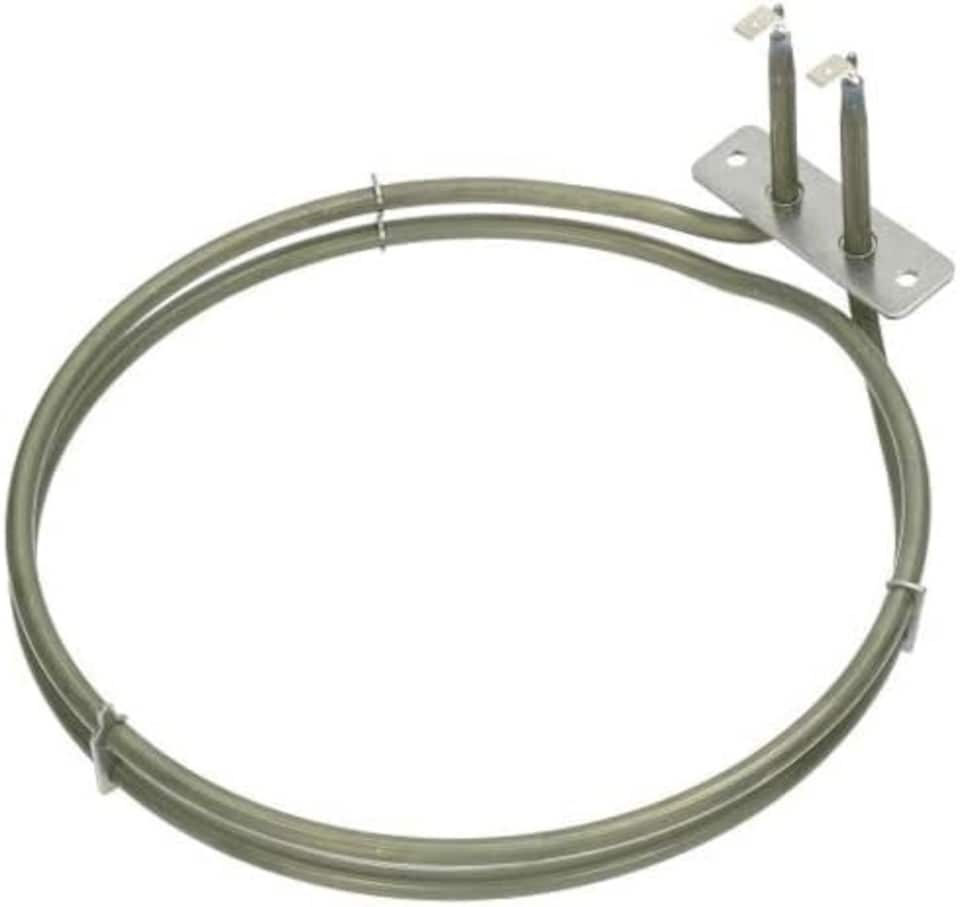 image 1 of SPARES2GO 2 Turn Heating Element compatible with Zanussi Fan Oven Cooker (2400W, 240V)